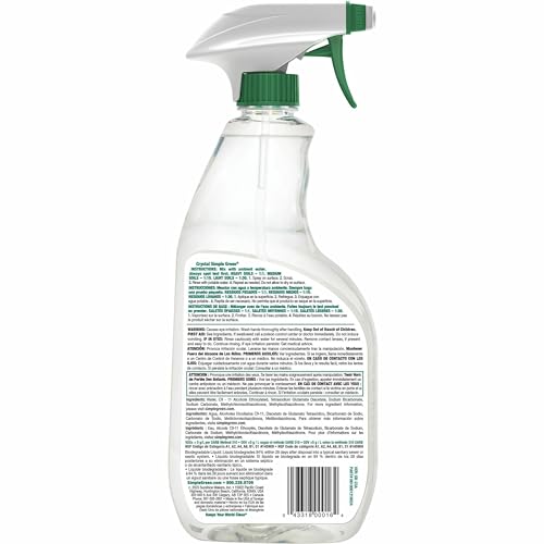 Simple Green 0610001219024 Crystal Industrial Cleaner and Degreaser in Trigger Spray Bottles (Pack of 12)
