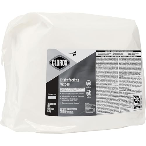 CloroxPro Clorox Disinfecting Wipes, Fresh Scent, 700 Count (Pack of 2)