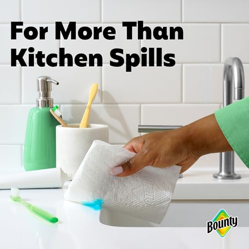 Bounty Paper Towels Select-A-Size, White, 6 Double Plus Rolls = 15 Regular Rolls