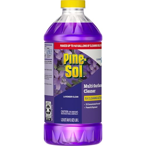 CloroxPro Pine-Sol Multi-Surface Cleaner, All Purpose Cleaner, Lavender Clean, 40 Fluid Ounces (Package May Vary)