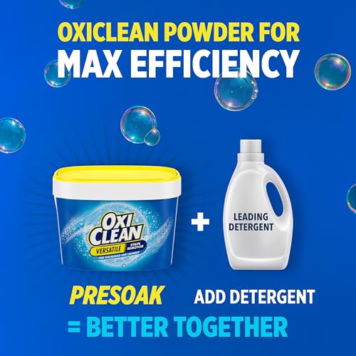 OxiClean Verstaile Stain Remover for Household and Laundry - 64 Loads (for All Machines Including He)