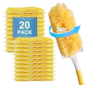 20 Pack Heavy Duty Duster Refills for Swiffer, Multi-Surface 360° Disposable Dusters Kit for Cleaning Dusting Electronics Furniture Blind Ceiling Fan (Handle is Not Included)