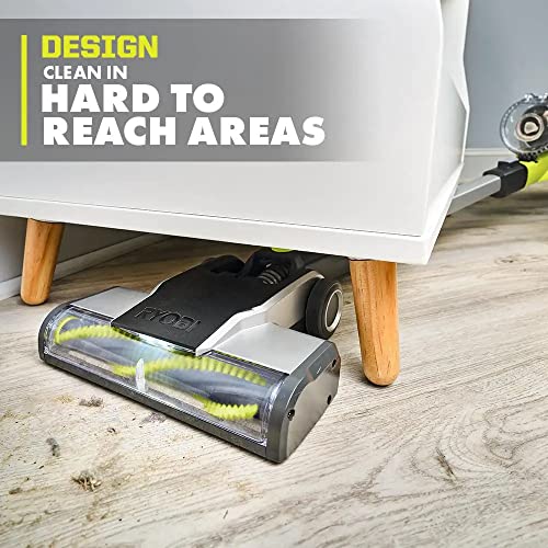 Pacroban ONE+ 18V Cordless Stick Vacuum Cleaner Kit with 4.0 Ah Battery and Charger