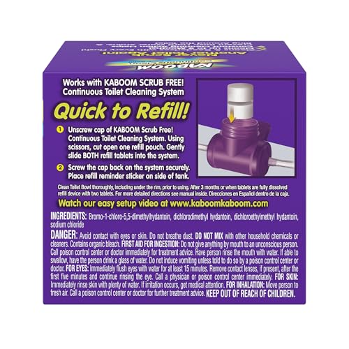 3-Pack Refill – Kaboom Scrub Free! Continuous Clean with OxiClean