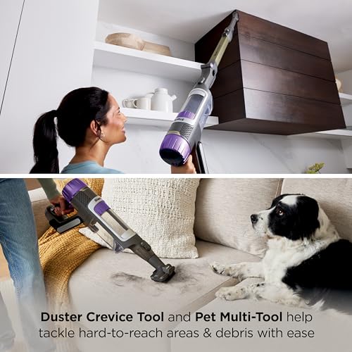 Shark PowerDetect Clean & Empty Cordless Stick Vacuum | Powerful Suction, HEPA Filtration | Carpet & Hard Floor | Portable for Pet Hair | Dark Gray | IP3251