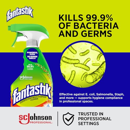 Fantastik Scrubbing Bubbles Heavy Duty All Purpose Cleaner, 32 fl oz (Pack of 8)