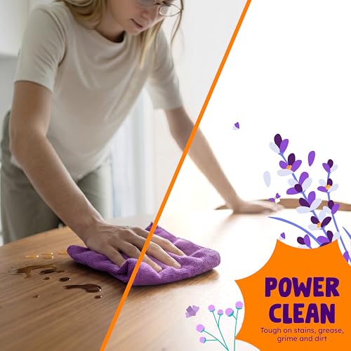Originally Yellow Lavender distilled white vinegar for cleaning purpose Spray | Cleaning Vinegar For home | Living Room, Bathroom, & Kitchen | Plant-Derived All Purpose Cleaner Spray | 3 Pack