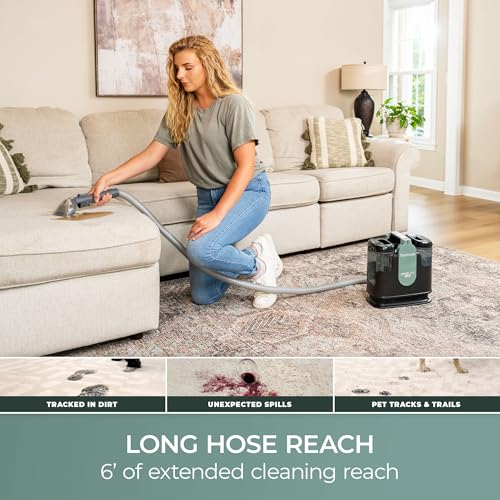 Kenmore SpotLite Go Pet Portable Carpet and Upholstery Cleaner Machine, Lightweight Spot Stain Remover for Couch, Car Detailing, Rugs & Stairs, 16KPA Suction with 2-in-1 Tough Stain Tool