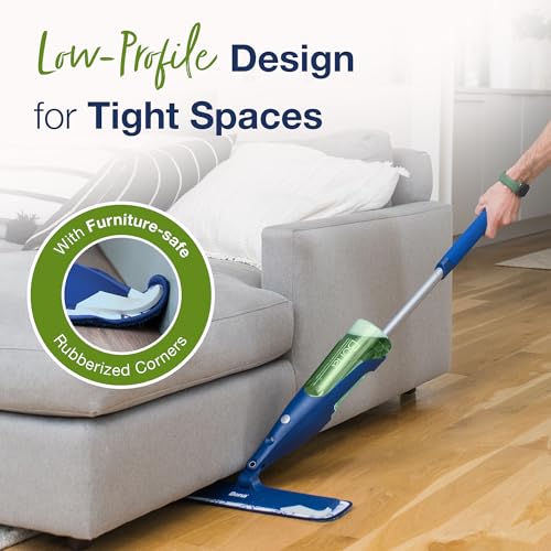 Bona Multi-Surface Floor Premium Spray Mop - Includes Multi-Surface Floor Cleaner Concentrate and Machine Washable Microfiber Cleaning Pad - For Stone, Tile, Laminate and Vinyl LVT/LVP Floors
