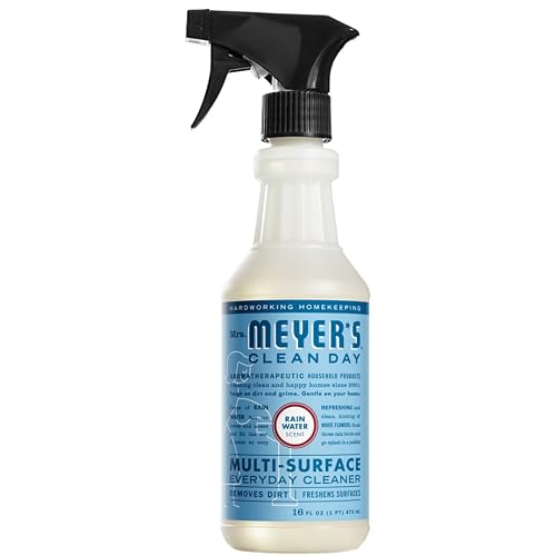 Mrs. MEYER'S CLEAN DAY Kitchen Set, Dish Soap, Hand Soap, Multi-Surface Cleaner, 3 CT (Rain Water)