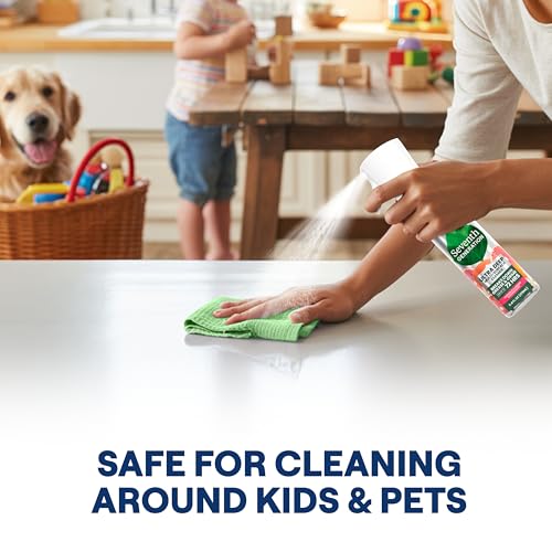 Seventh Generation Ultra Deep Probiotic Multi Surface Cleaner, 9.4 Fl Oz, Grapefruit & Orange, 80% USDA Biobased All Purpose Cleaning Spray, Breaks Down Tough Grease & Grime, Safe for Kids & Pets