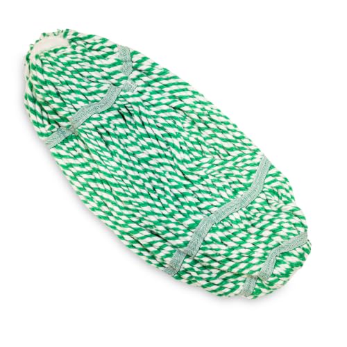 Libman Tornado Mop Refills | Self Wringing | Cotton Mop Head | Twist | Twist Head Replacement | Machine Washable | 4 Self Wring Heads | Direct Replacement Heads for the Tornado