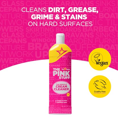 Stardrops - The Pink Stuff - Miracle Cleaning Ultimate Bundle – Paste, Multi-Purpose Spray, Bathroom Foam Spray, and Cream Cleaner – Ideal for Kitchens, Bathrooms, Outdoors, and More