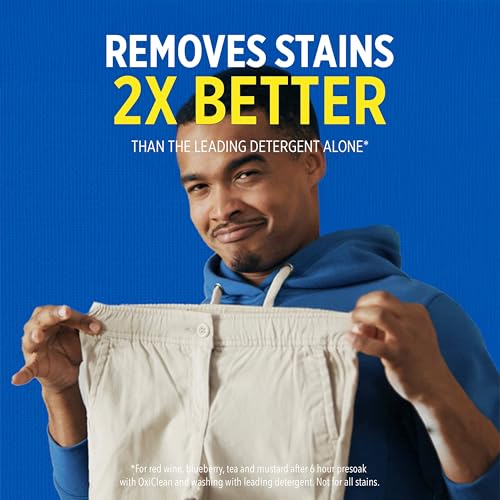 OxiClean Verstaile Stain Remover for Household and Laundry - 64 Loads (for All Machines Including He)