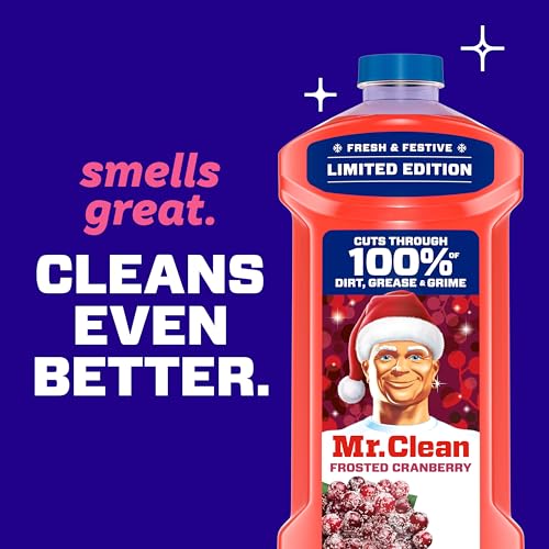Mr. Clean All Purpose Cleaner, Cleaning Liquid, Frosted Cranberry, 41oz