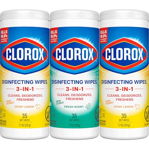 Clorox Disinfecting Cleaning Wipes Variety Pack, 35 Count Each (Package May Vary)