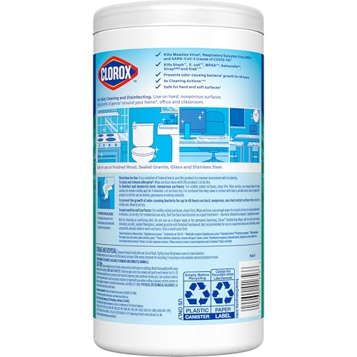 Clorox Fresh Scent Bleach Free Disinfecting Cleaning Wipes, 75 Count