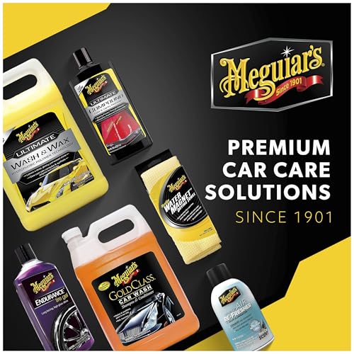 Meguiar's Hybrid Ceramic Wash & Wax - Sophisticated Car Wash Gently Cleans and Adds Shine and Slickness While Boosting Paint with Hybrid Ceramic Wax and Extreme Water Beading - 48oz