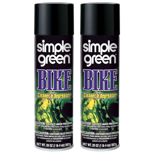 Simple Green Bike 20oz Aerosol Cleaner and Degreaser (2 Pack)