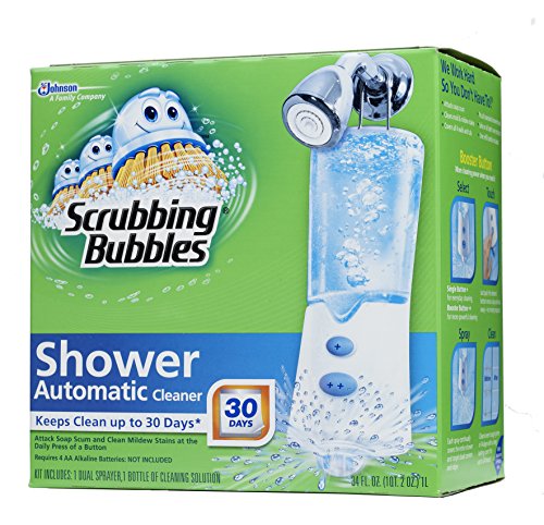 Scrubbing Bubbles Automatic Shower Cleaner, Starter Kit, 34 Ounce.