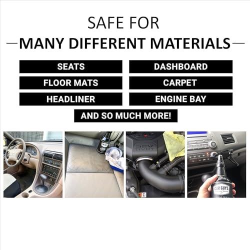 CAR GUYS Super Cleaner | Effective Car Interior Cleaner | Leather Car Seat Cleaner | Stain Remover for Carpet, Upholstery, Fabric, and Much More! | 18 Oz Kit with Microfiber Towel