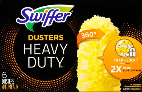 Swiffer Dusters Heavy Duty Multi-Surface Refills, Unscented, 6 Count