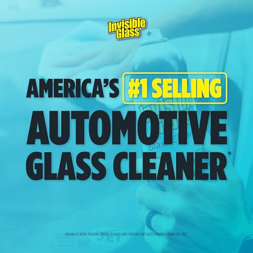 Invisible Glass 95160 Reach & Clean Windshield Cleaning Tool and Car Window Cleaner Tool for Interior and Exterior Auto Glass, Trucks, SUVs, RVs and Home Windows with 2 Microfiber Pads and Storage Bag
