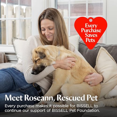 Bissell PET PRO OXY Urine Eliminator with Febreze Carpet Deep Clean Solution, with StainProtect Technology, for use in leading upright carpet cleaners, 48oz, Our best formula for pet messes & odors