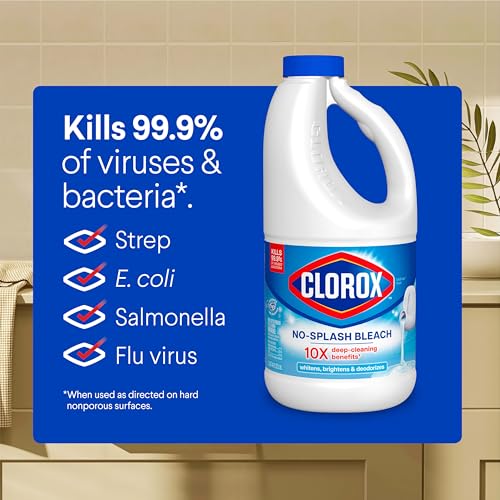 Clorox No Splash Bleach, 40 Fluid Ounces (Package May Vary)