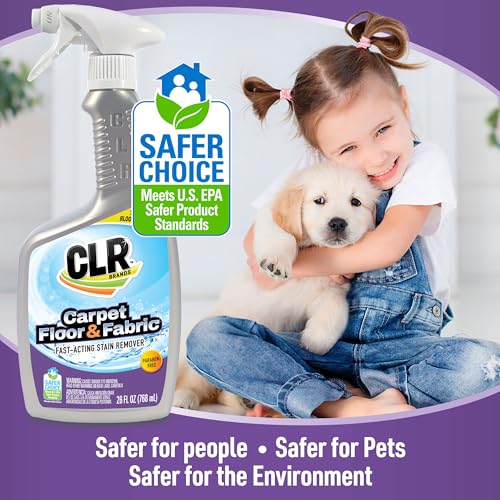 CLR Stain-Free Carpet, Floor & Fabric, Fast-Acting Stain Remover, 26 Ounce