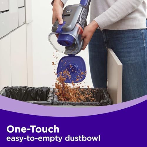BLACK+DECKER dustbuster furbuster Pet Hair Vacuum with Motorized Pet Hair Brush, Handheld Vacuum Cordless for Home and Car, Rechargeable, Portable, Powerful Suction, AdvancedClean (HHVK515JP07)