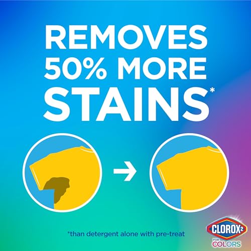 Clorox 2 for Colors - Stain Remover and Color Brightener Packs, 40 Count (Packaging May Vary)