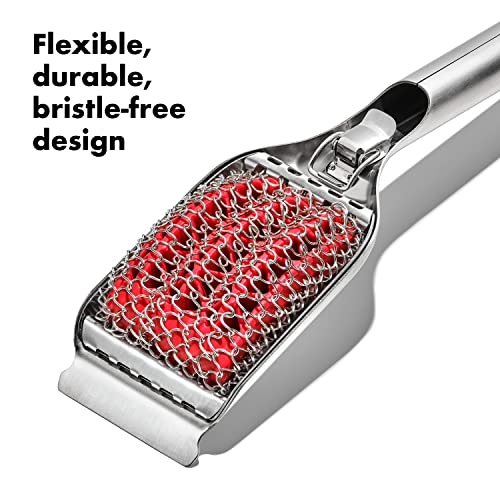 OXO Outdoor Coiled Grill Brush with Replaceable Head