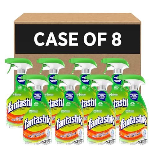 Fantastik Scrubbing Bubbles Heavy Duty All Purpose Cleaner, 32 fl oz (Pack of 8)