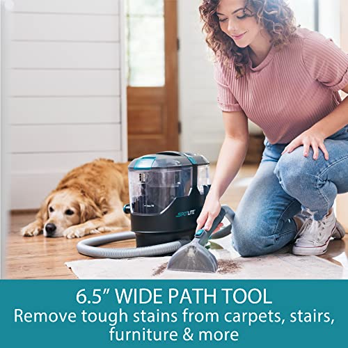 Kenmore KW2001 SpotLite Portable Carpet Spot Cleaner & Pet Stain Remover, 17Kpa Powerful Suction with Versatile Tools for Upholstery, Couches, Car and Auto Detailer, Gray