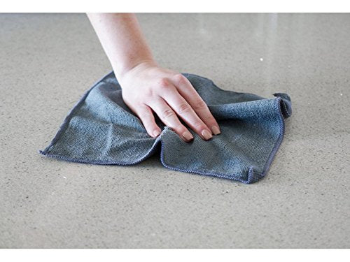 Sophisti-clean Microfiber Cleaning Cloths, Attract Dust Like a Magnet, Use Wet or Dry, Ultra Soft and Absorbent, Non-Abrasive, Streak Free, Reusable, Machine Wash, Gray, 10 Pack