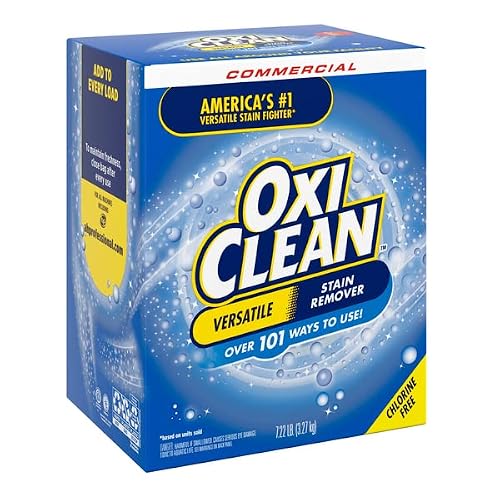 OxiClean Versatile Stain Remover Professional, 7.22 LB Box (Pack of 4) 156 Loads