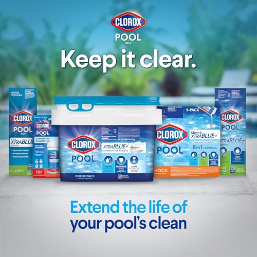 Clorox® Pool&Spa™ Shock XTRABLUE® Plus, Kills Bacteria & Algae in Swimming Pools, Swim-Ready in 15 Minutes, (12-Pack), Granular