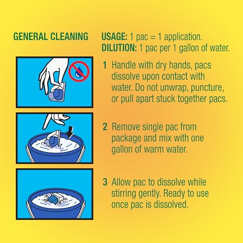 Pine-Sol Ultra+ All Purpose Cleaner Pacs Lemon Scent - 12 Count