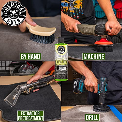 Chemical Guys Foaming Citrus Fabric Clean, Carpet and Upholstery Cleaner - Car Carpet Cleaner for Seats, and Floor Mats, Safe for Home, Office & More, Citrus Scent - 16 oz