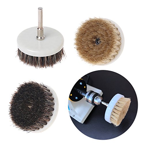 MEELYHOME 60mm Drill Powered Scrub Heavy Duty Cleaning Brush With Stiff Bristles Tools Tools Box Storage