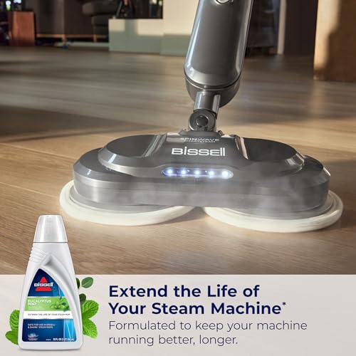 BISSELL EUCALYPTUS MINT DEMINERALIZED STEAM MOP WATER, 32 ounces, 1392, WHITE