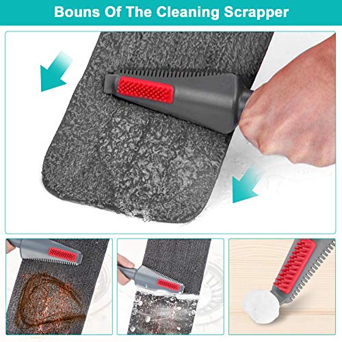 Spray Mop for Floor Cleaning with 3pcs Washable Pads - Wet Dry Microfiber Mop with 800 ml Refillable Bottle for Kitchen Wood Floor Hardwood Laminate Ceramic Tiles Dust Cleaning