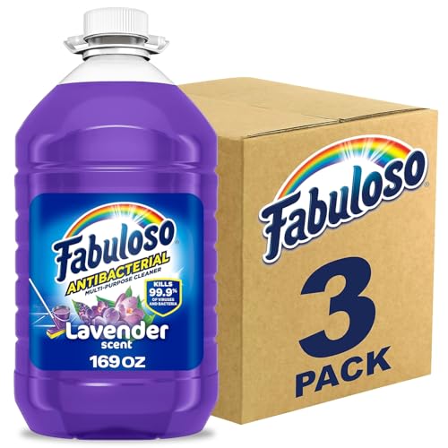 Fabuloso All-Purpose Cleaner, Antibacterial, Lavender, 169 Oz, Pack of 3