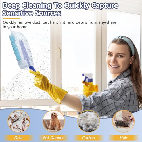 Duster Refills for Swiffer Dusters, 35 Count Disposable Duster Refill Heavy Duty Dusters Refills Replacement Head