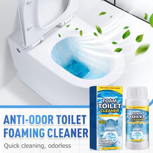Auiepet Foam Toilet Cleaner, 2026 Upgraded Powerful Toilet Bowl Cleaner, Advanced Bathroom Cleaner for Home, Powerful Instant Bowl Cleaners for Toilets Squatting Pans (1)