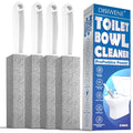 DISIWENE Pumice Cleaning Stone with Handle Toilet Bowl Cleaner Hard Water Ring Remover for Bath/Pool/Kitchen/Household Cleaning (4, 4 Pack with Handle)