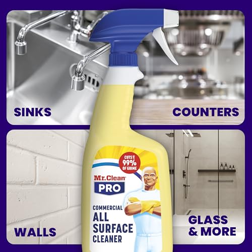 Mr. Clean PRO All Surface Cleaner, Bulk Grime Removal Spray Refill, Commercial Grade, 1 gal