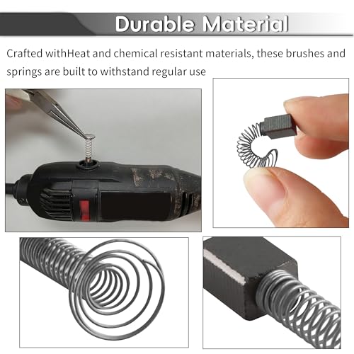 2610024715 Brush-Spring Set Compatible with Dremel 4200 Rotary Tool Replacement Brushes (8 pcs)