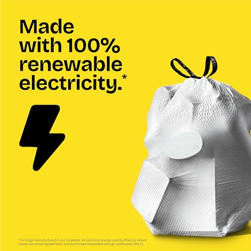 Glad ForceFlex Tall Kitchen Trash Bags, 13 Gallon, Pine-Sol Original, 110 Count (Package May Vary)